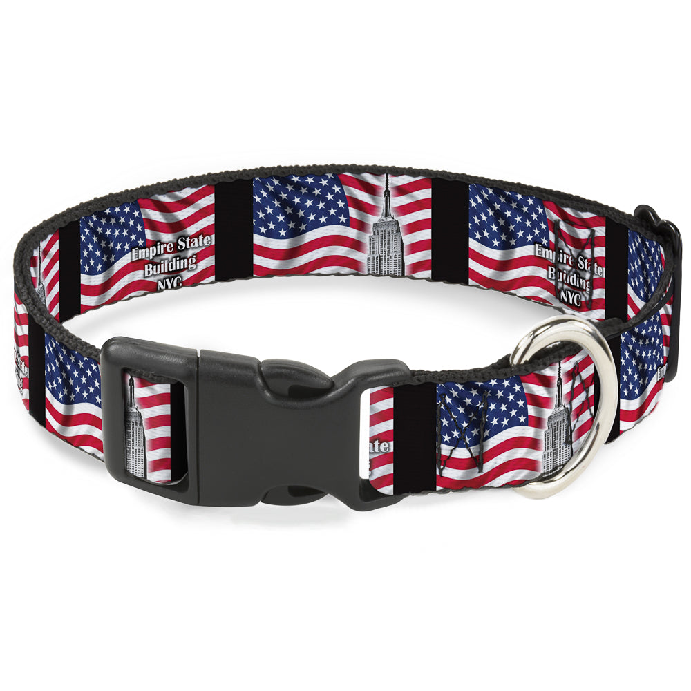 Plastic Clip Collar - Empire State Building NYC Plastic Clip Collars Buckle-Down