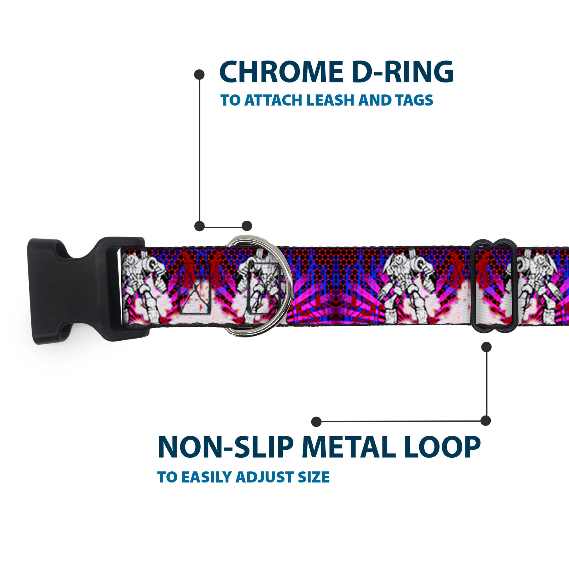 Plastic Clip Collar - Evoke 2 RoboBear Plastic Clip Collars Buckle-Down