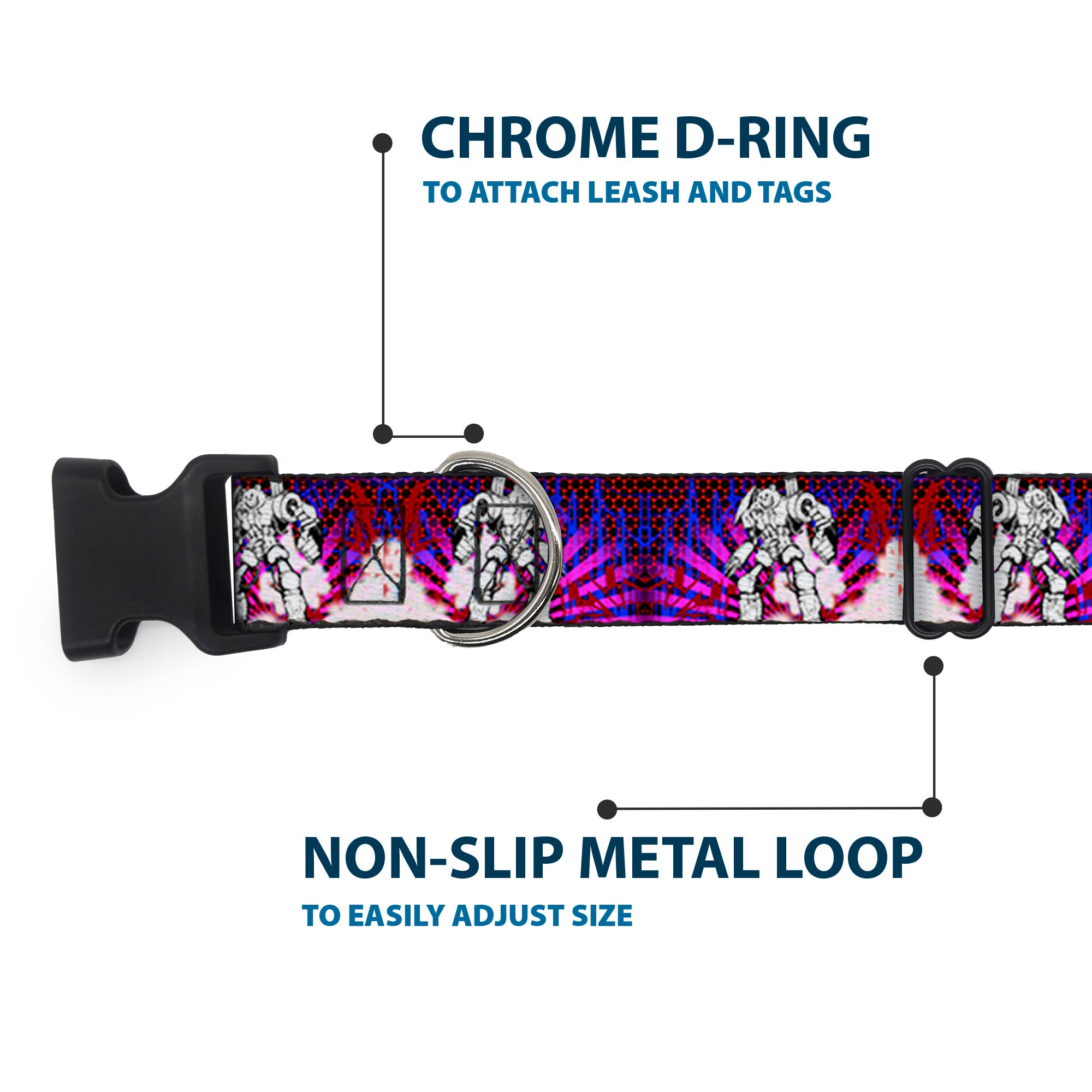 Plastic Clip Collar - Evoke 2 RoboBear Plastic Clip Collars Buckle-Down