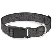 Plastic Clip Collar - Elephant Crackle Grays Plastic Clip Collars Buckle-Down