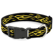 Plastic Clip Collar - Flame Yellow Plastic Clip Collars Buckle-Down