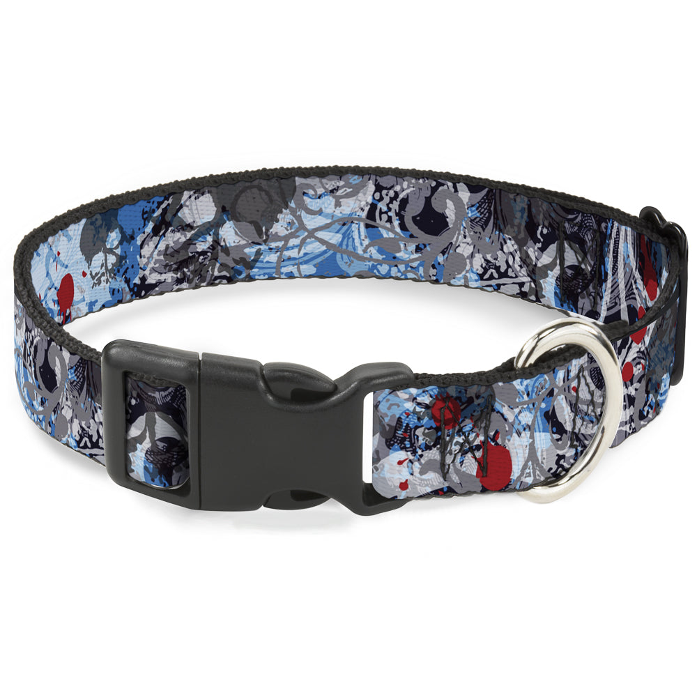 Plastic Clip Collar - Gothic 2 Plastic Clip Collars Buckle-Down