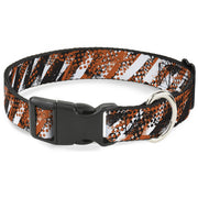 Plastic Clip Collar - Grunge Tread Orange Plastic Clip Collars Buckle-Down