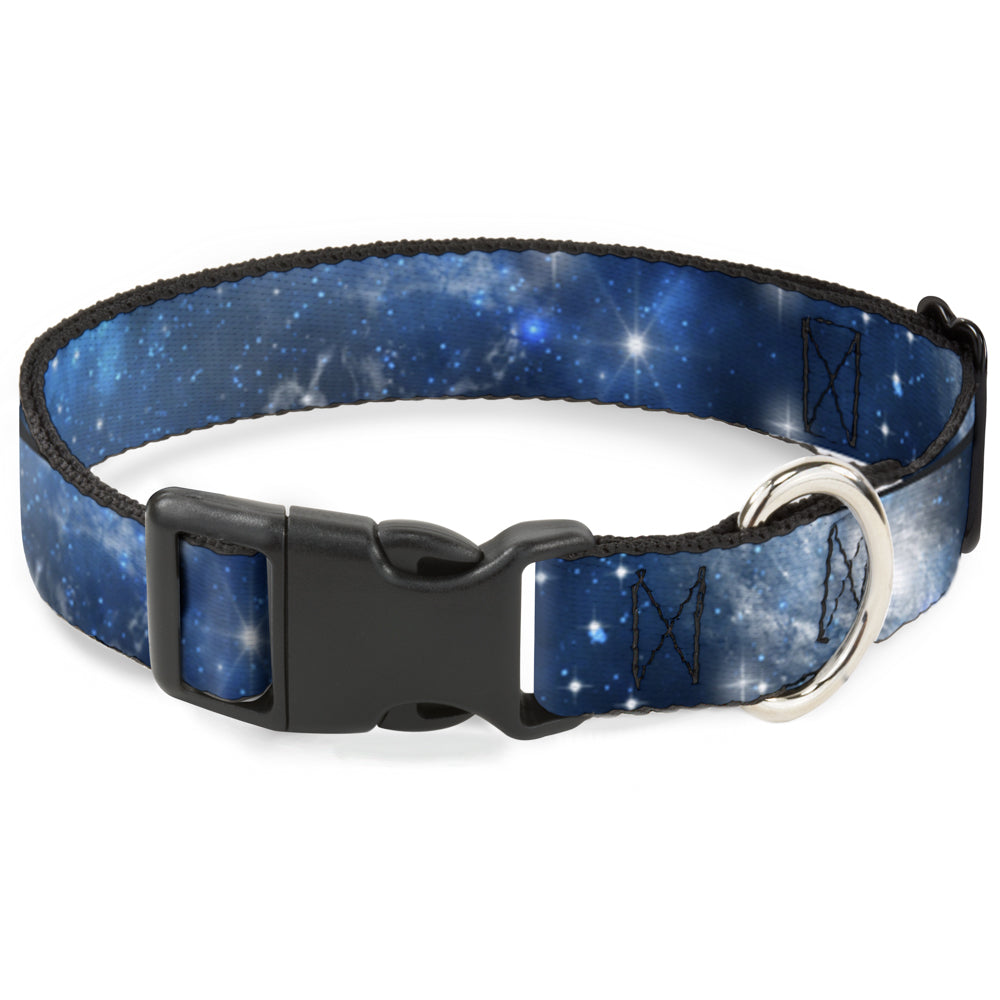 Plastic Clip Collar - Galaxy Blues/Blues Plastic Clip Collars Buckle-Down
