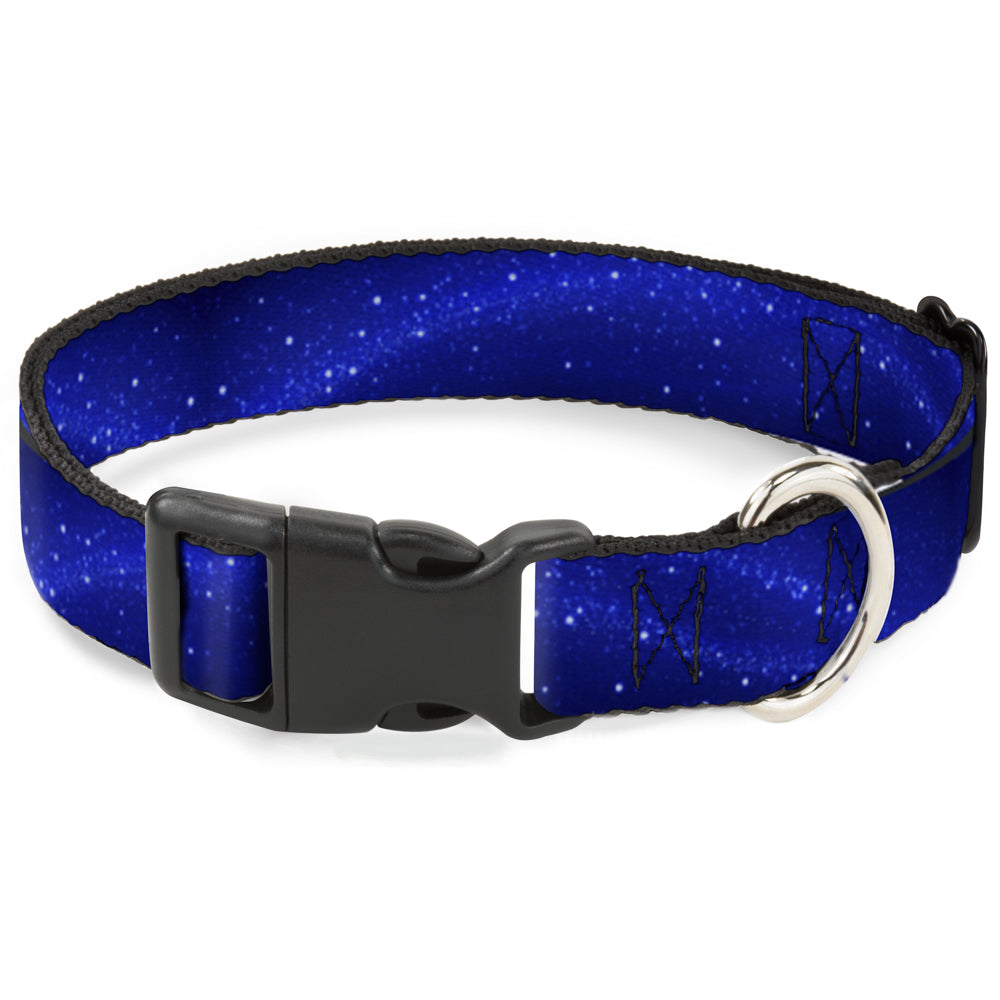 Plastic Clip Collar - Galaxy Arch Blues/White Plastic Clip Collars Buckle-Down