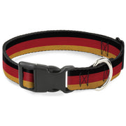 Plastic Clip Collar - Germany Flag Weathered Plastic Clip Collars Buckle-Down
