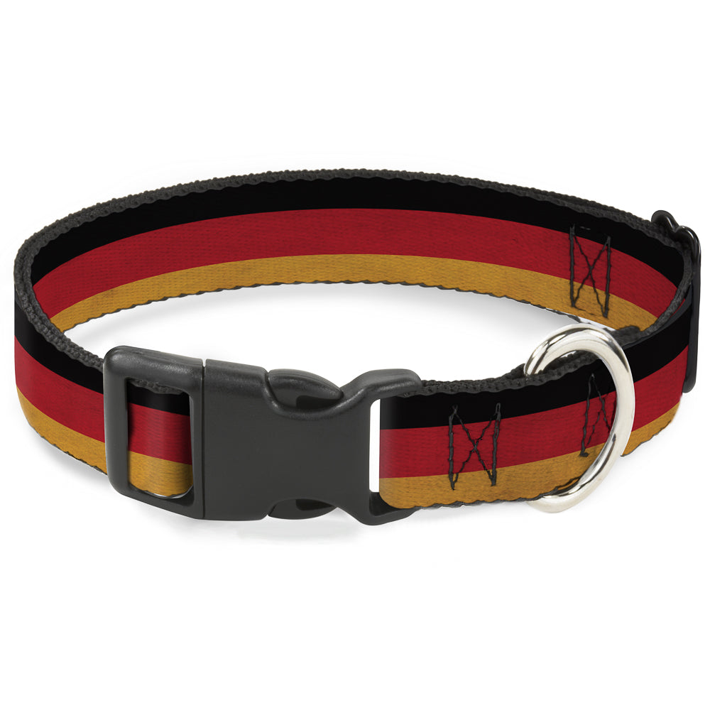 Plastic Clip Collar - Germany Flag Weathered Plastic Clip Collars Buckle-Down