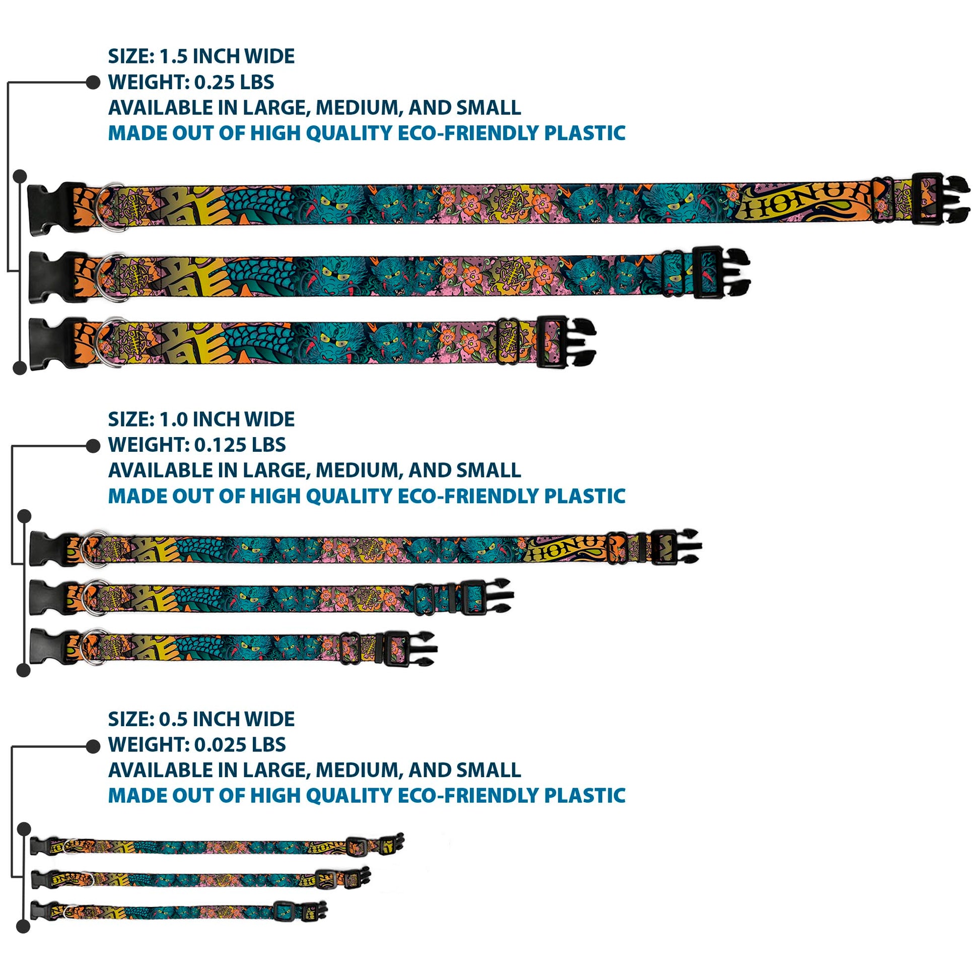 Plastic Clip Collar - Honor Pink Plastic Clip Collars Buckle-Down