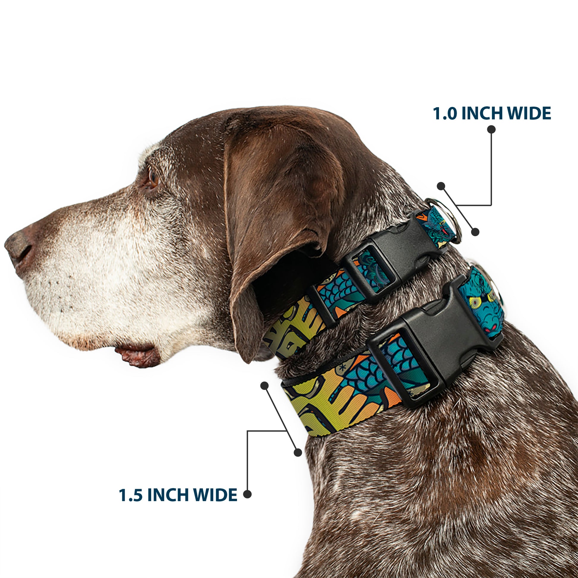 Plastic Clip Collar - Honor Tan Plastic Clip Collars Buckle-Down
