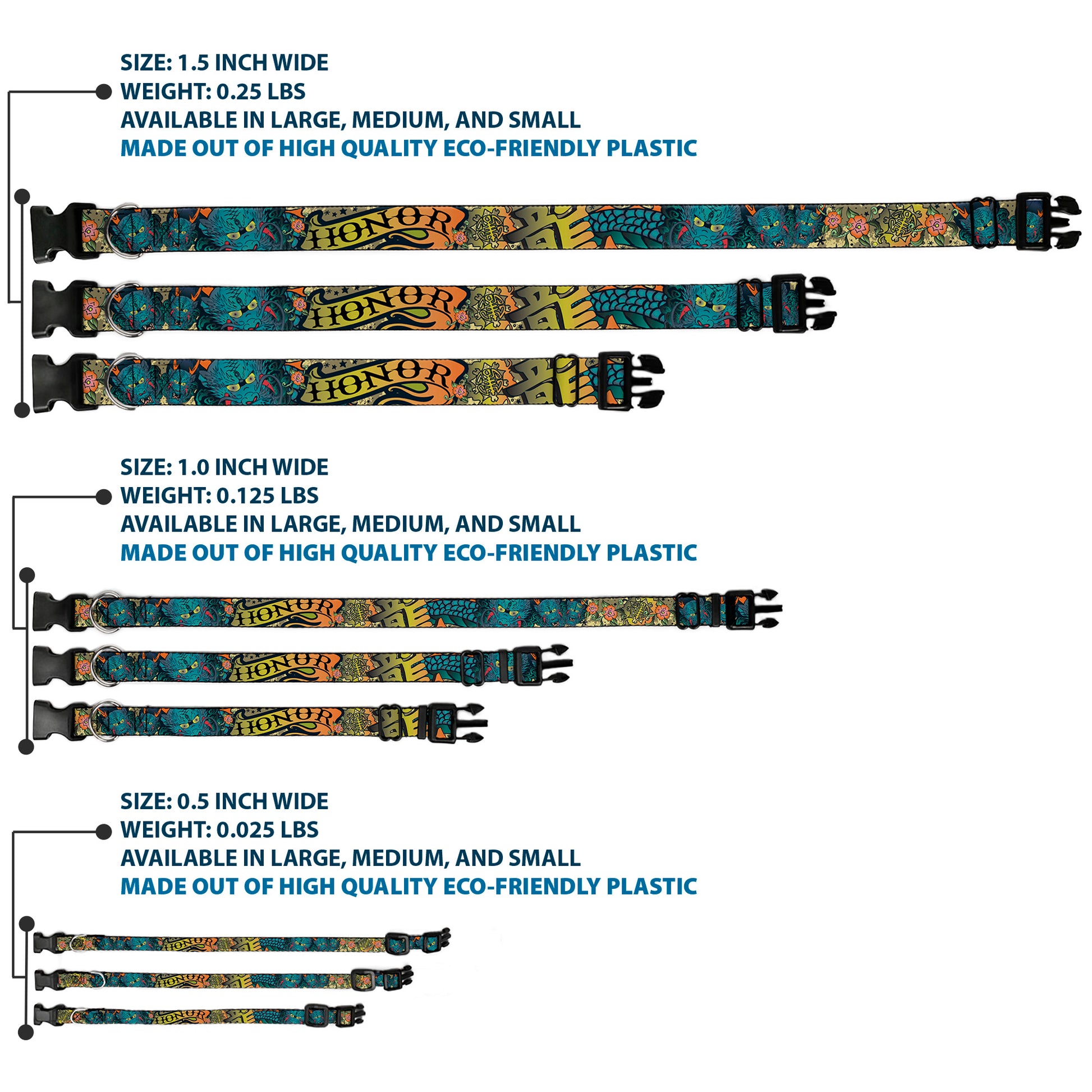 Plastic Clip Collar - Honor Tan Plastic Clip Collars Buckle-Down