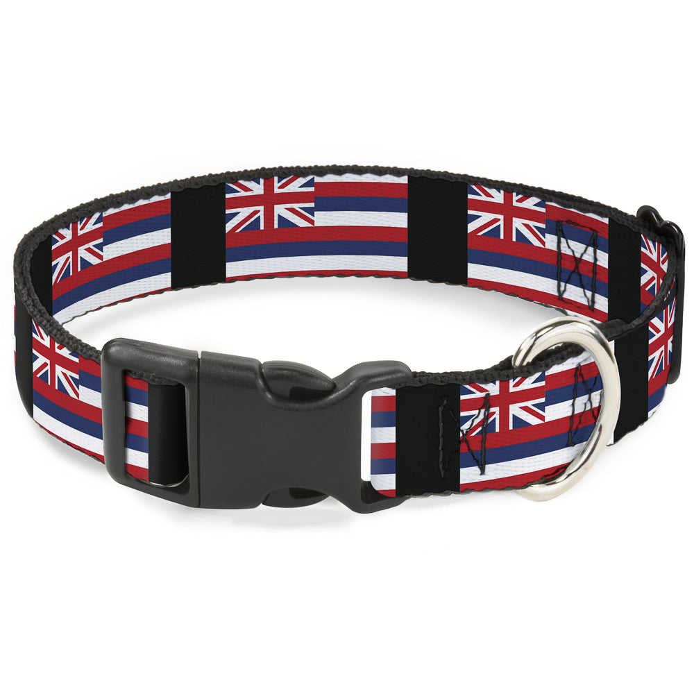 Plastic Clip Collar - Hawaii Flags Plastic Clip Collars Buckle-Down