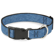 Plastic Clip Collar - Heather Blue Plastic Clip Collars Buckle-Down