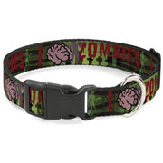 Plastic Clip Collar - I "Brain" ZOMBIES Plastic Clip Collars Buckle-Down