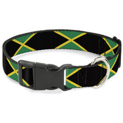 Plastic Clip Collar - Jamaica Flags Plastic Clip Collars Buckle-Down