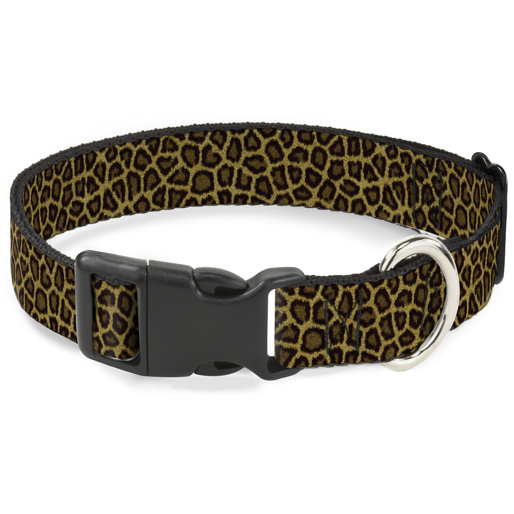 Plastic Clip Collar - Leopard Brown Plastic Clip Collars Buckle-Down