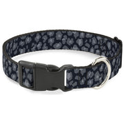 Plastic Clip Collar - Leopard Grays Plastic Clip Collars Buckle-Down