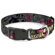 Plastic Clip Collar - Mom & Dad Gray Plastic Clip Collars Buckle-Down