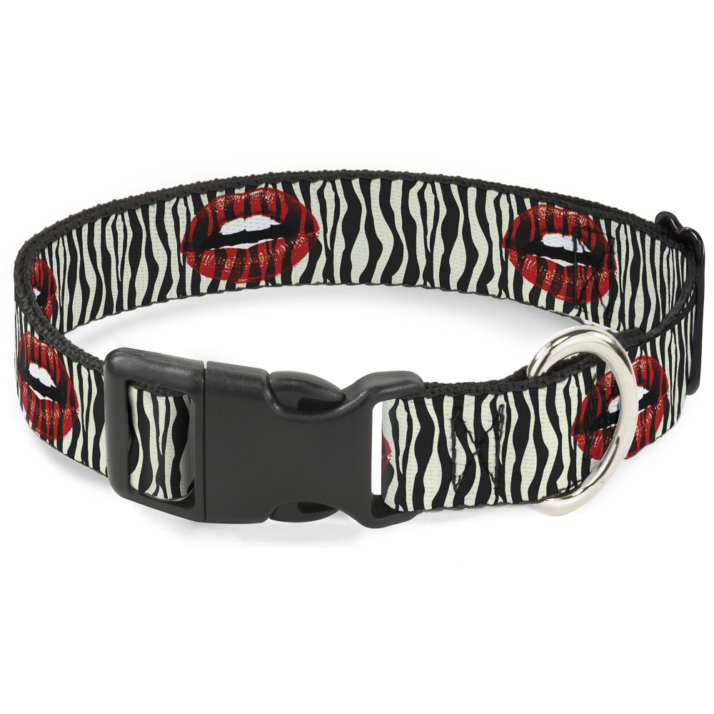 Plastic Clip Collar - Mouth Zebra Plastic Clip Collars Buckle-Down
