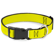 Plastic Clip Collar - Neon Yellow Plastic Clip Collars Buckle-Down