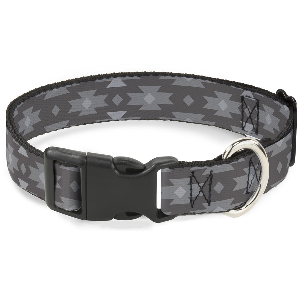 Plastic Clip Collar - Navajo Grays Plastic Clip Collars Buckle-Down