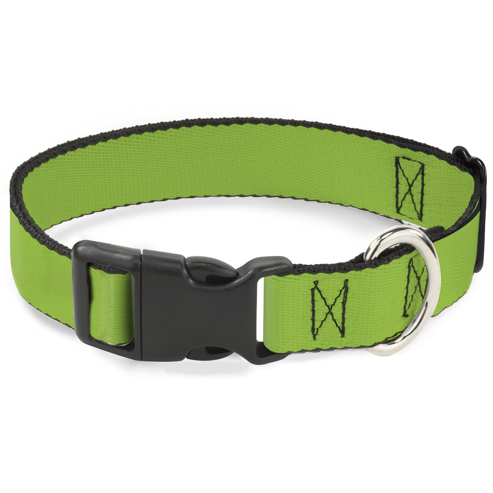 Plastic Clip Collar - Neon Green Plastic Clip Collars Buckle-Down