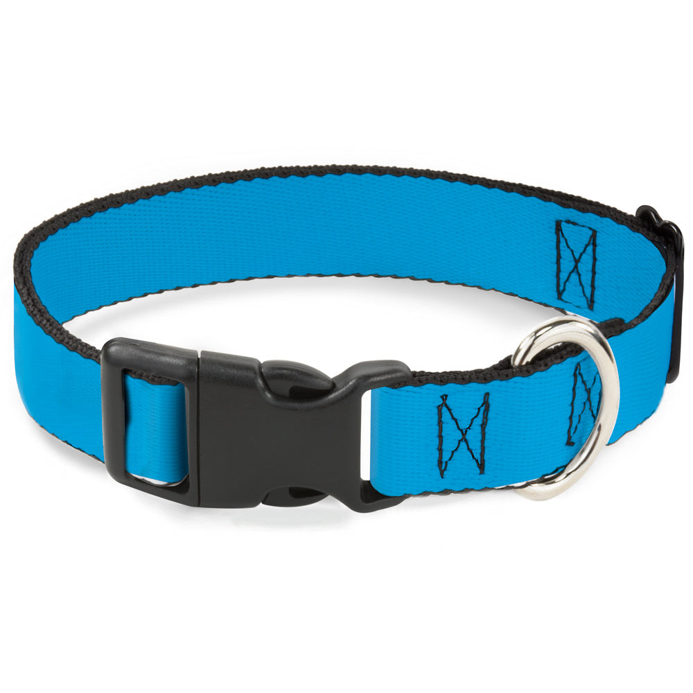 Plastic Clip Collar - Neon Blue Plastic Clip Collars Buckle-Down
