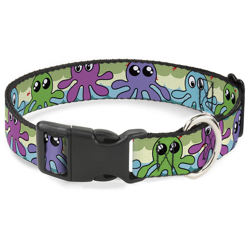 Plastic Clip Collar - Octopus Cartoon Plastic Clip Collars Buckle-Down