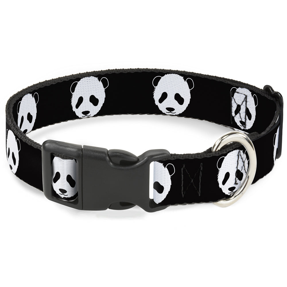 Plastic Clip Collar - Panda Bear Repeat Plastic Clip Collars Buckle-Down