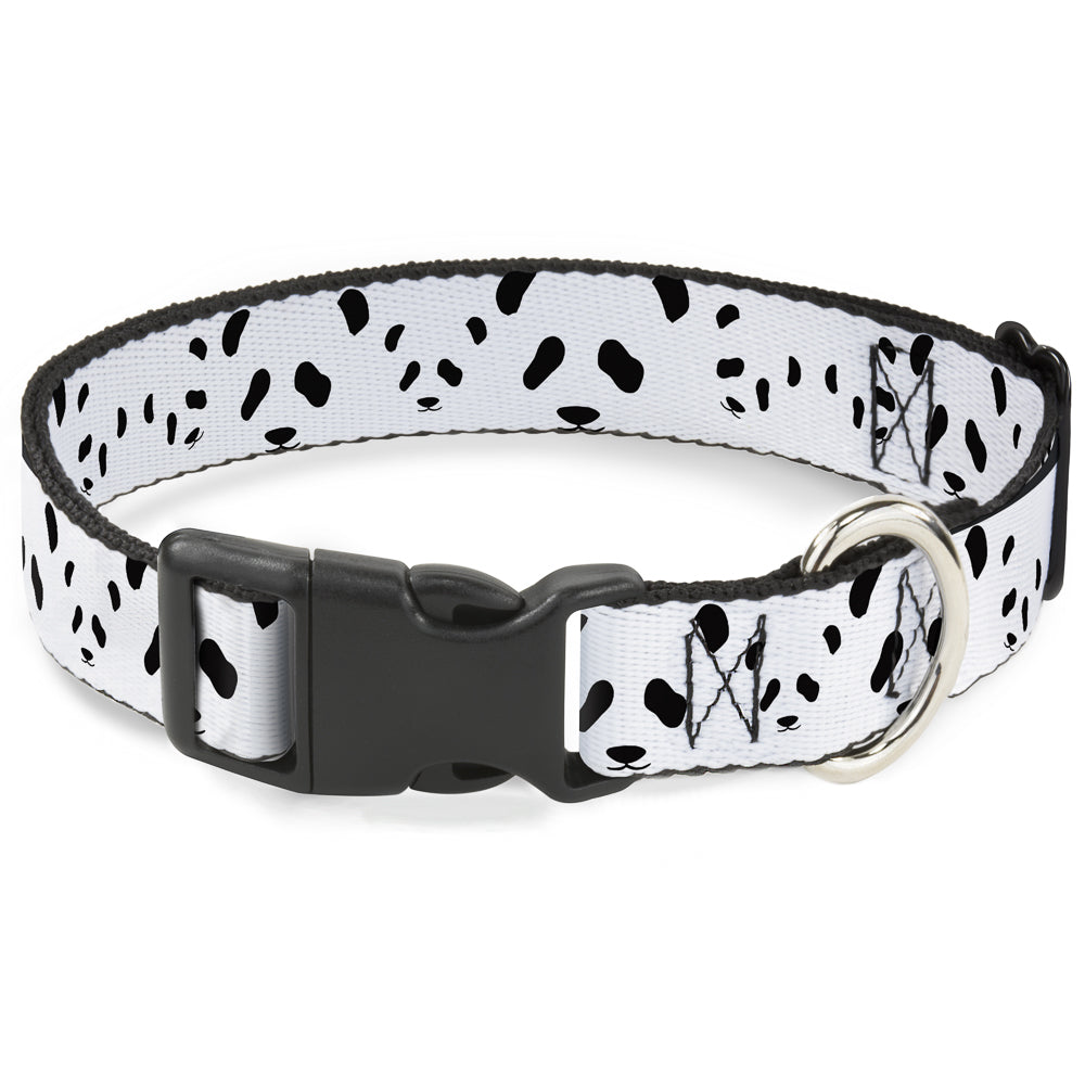Plastic Clip Collar - Panda Bear Spots Plastic Clip Collars Buckle-Down