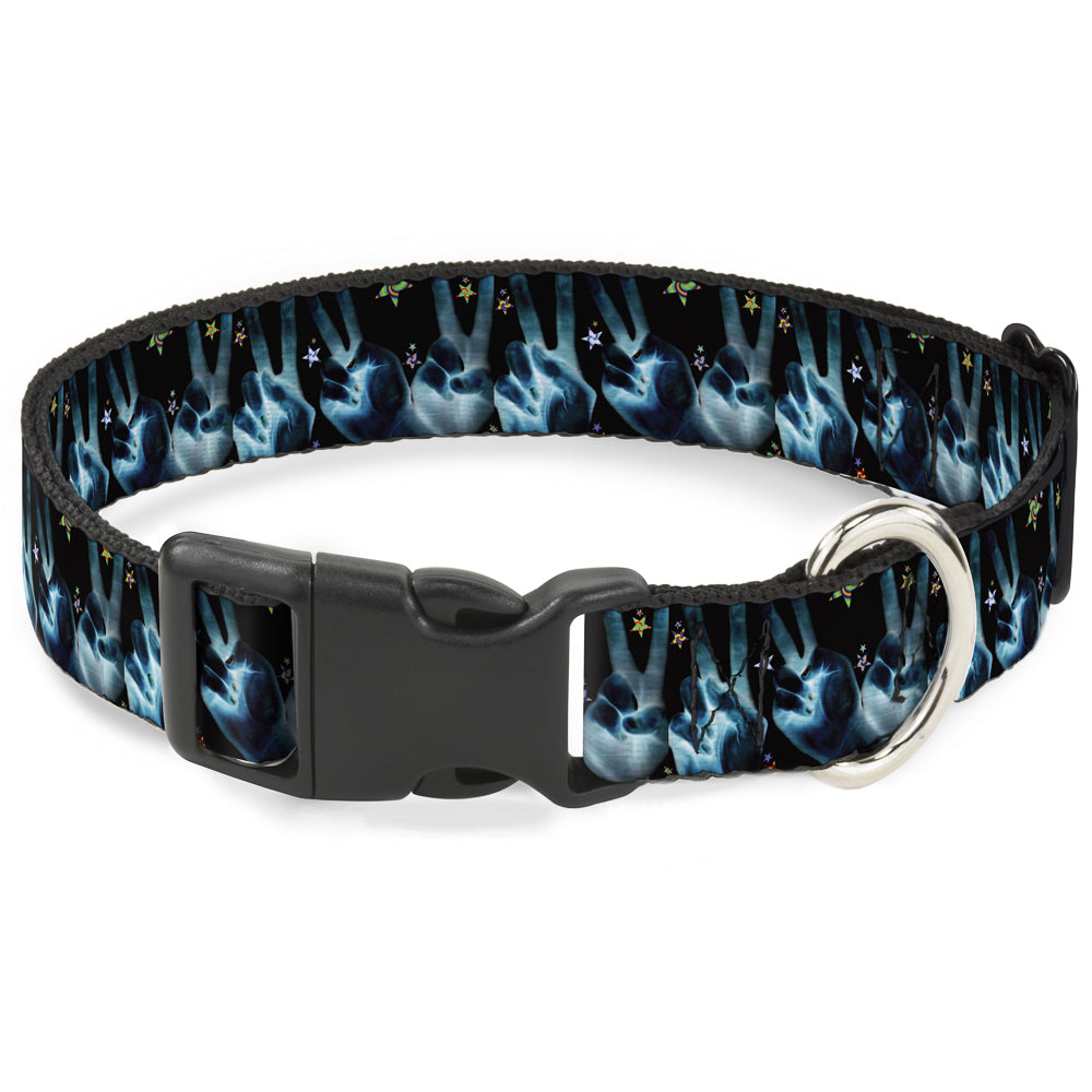 Plastic Clip Collar - Peace & Starz Plastic Clip Collars Buckle-Down
