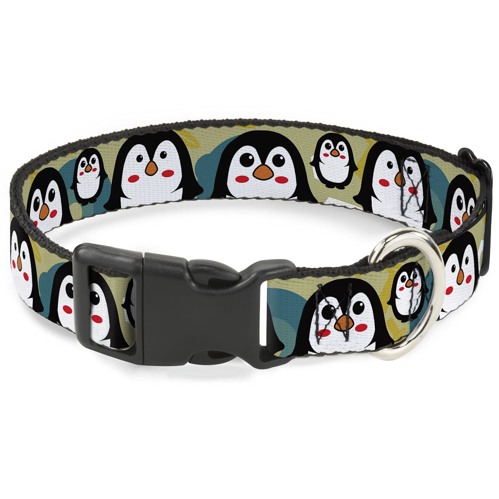 Plastic Clip Collar - Penguin Cartoon Plastic Clip Collars Buckle-Down