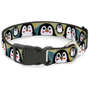 Plastic Clip Collar - Penguin Cartoon Plastic Clip Collars Buckle-Down