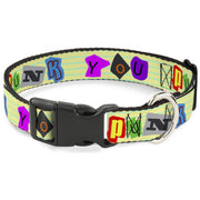 Plastic Clip Collar - Punk You Legal Pad/Full Color Plastic Clip Collars Buckle-Down