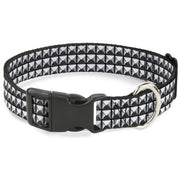 Plastic Clip Collar - Printed Studs Plastic Clip Collars Buckle-Down