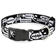 Plastic Clip Collar - Skater Bubbles Plastic Clip Collars Buckle-Down