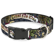 Plastic Clip Collar - Trust No One Gray Plastic Clip Collars Buckle-Down