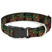 Plastic Clip Collar - TJ-Bulldog Plastic Clip Collars Tattoo Johnny