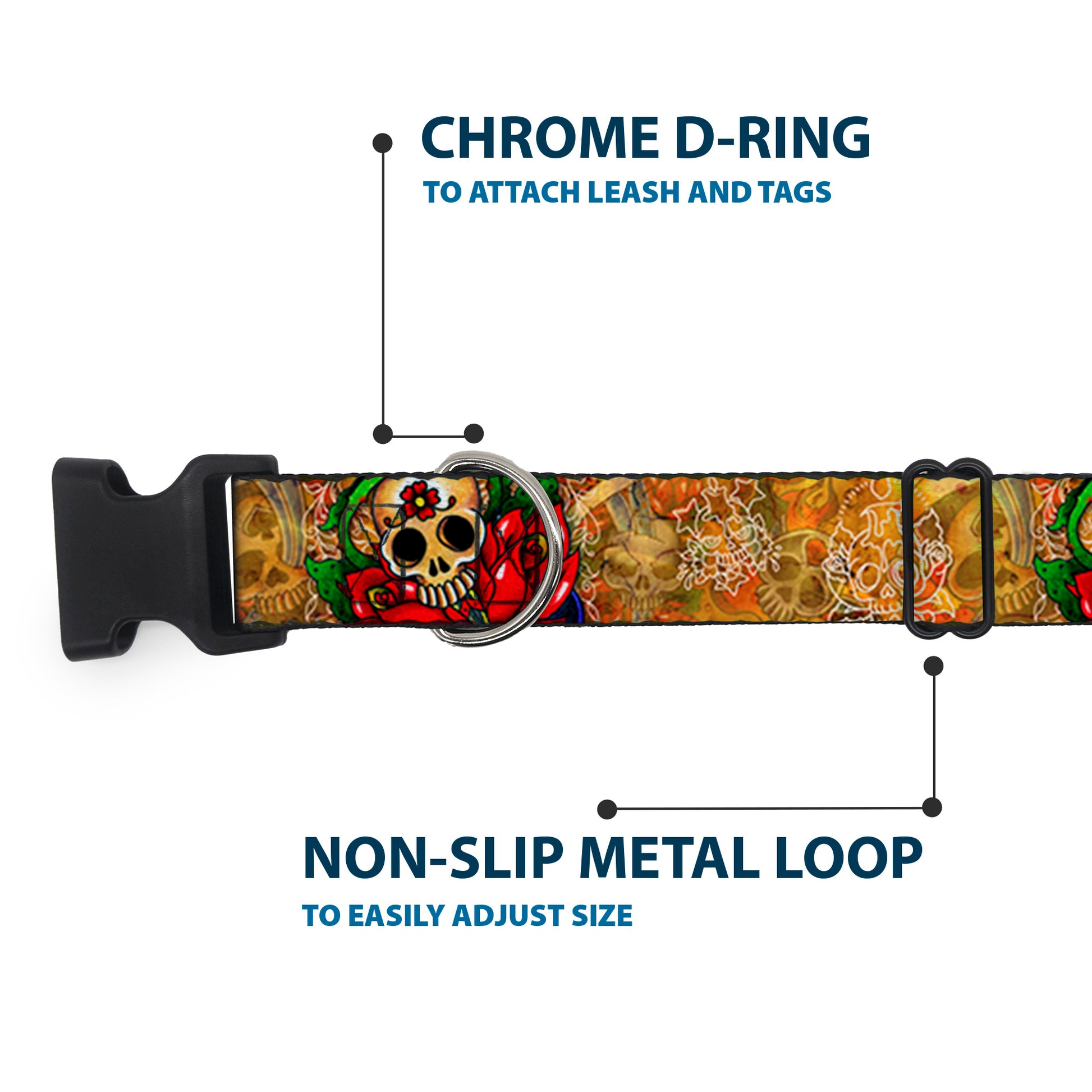 Plastic Clip Collar - TJ-Dagger Plastic Clip Collars Tattoo Johnny