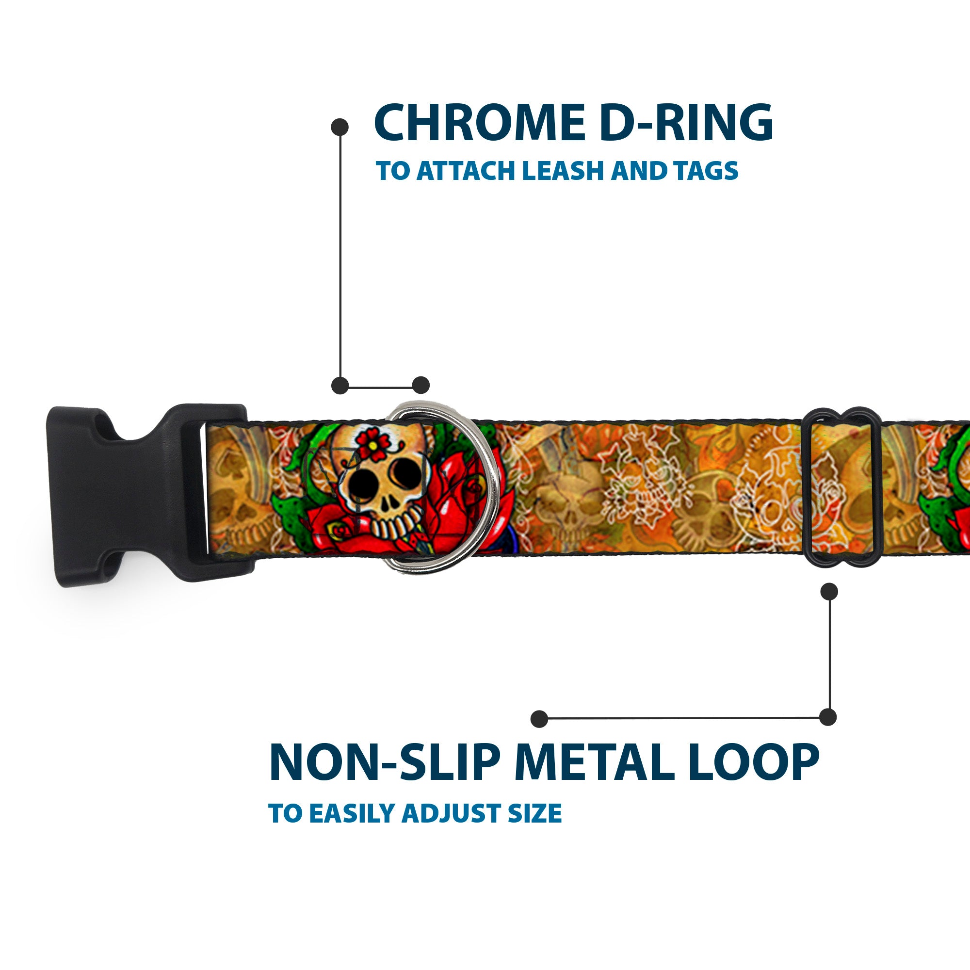 Plastic Clip Collar - TJ-Dagger Plastic Clip Collars Tattoo Johnny