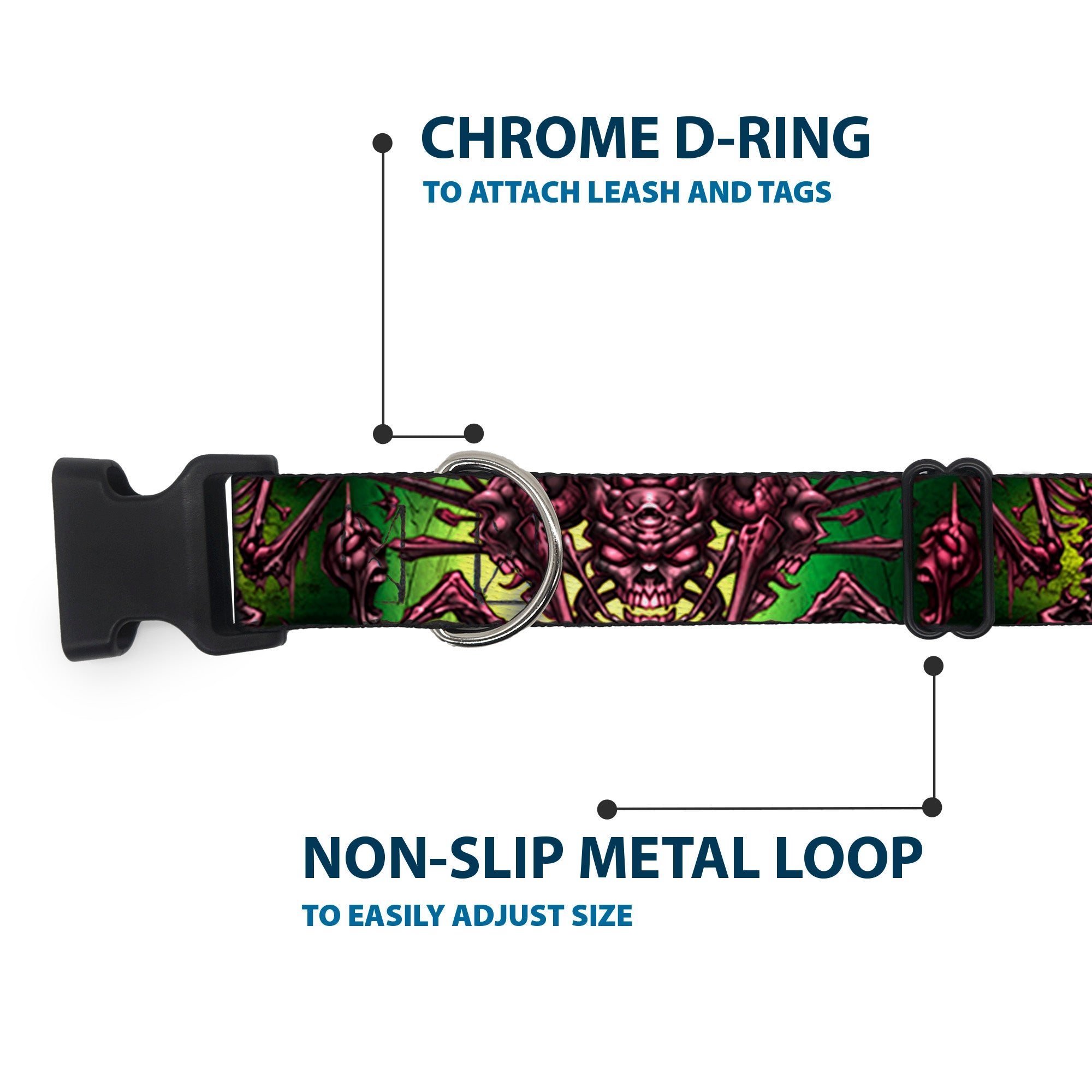 Plastic Clip Collar - TJ-Bone Man Plastic Clip Collars Tattoo Johnny