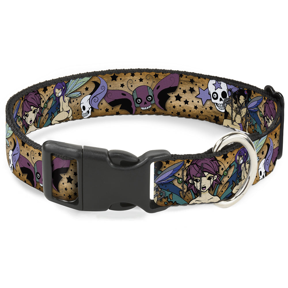 Plastic Clip Collar - TJ-Fairy Gothic Plastic Clip Collars Tattoo Johnny
