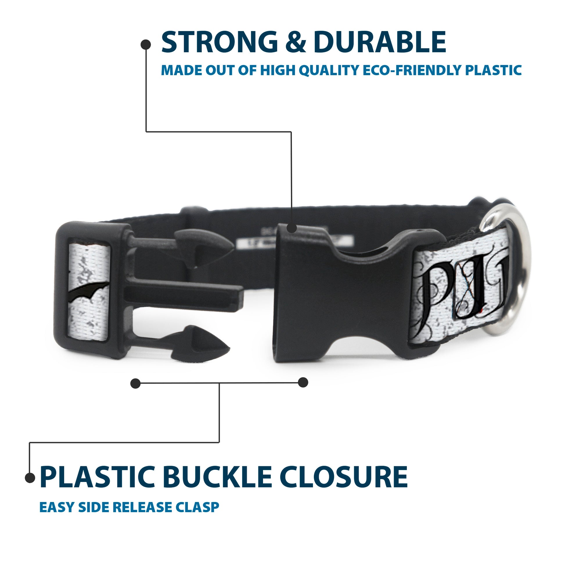 Plastic Clip Collar - Team Vampire Plastic Clip Collars Buckle-Down