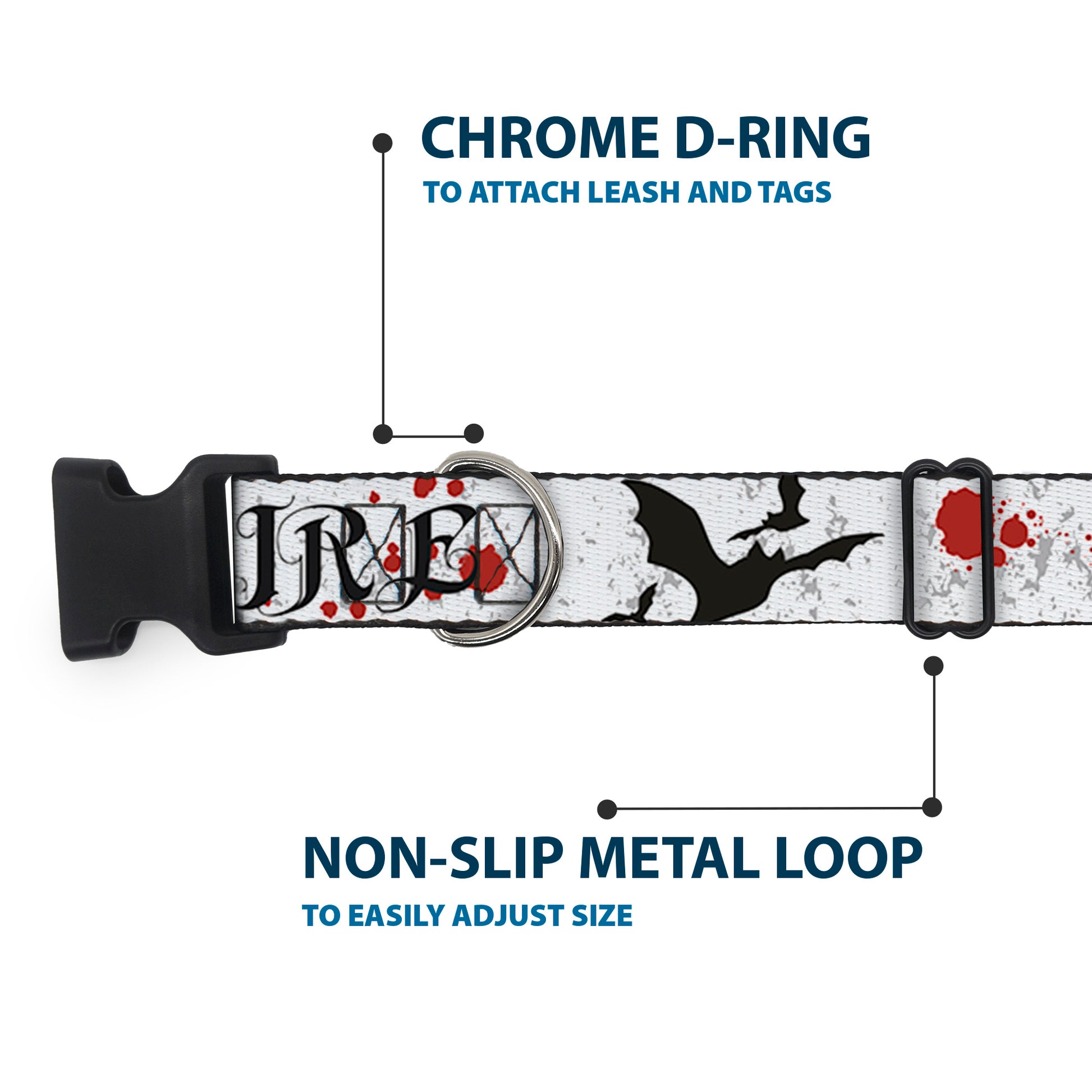 Plastic Clip Collar - Team Vampire Plastic Clip Collars Buckle-Down