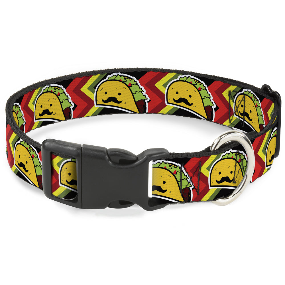 Plastic Clip Collar - Taco Man Plastic Clip Collars Buckle-Down