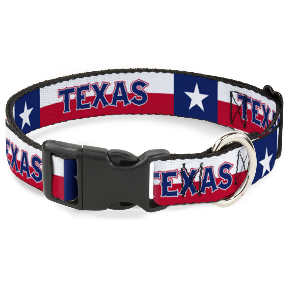 Plastic Clip Collar - Texas Flag/TEXAS Plastic Clip Collars Buckle-Down