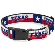 Plastic Clip Collar - Texas Flag/TEXAS Plastic Clip Collars Buckle-Down