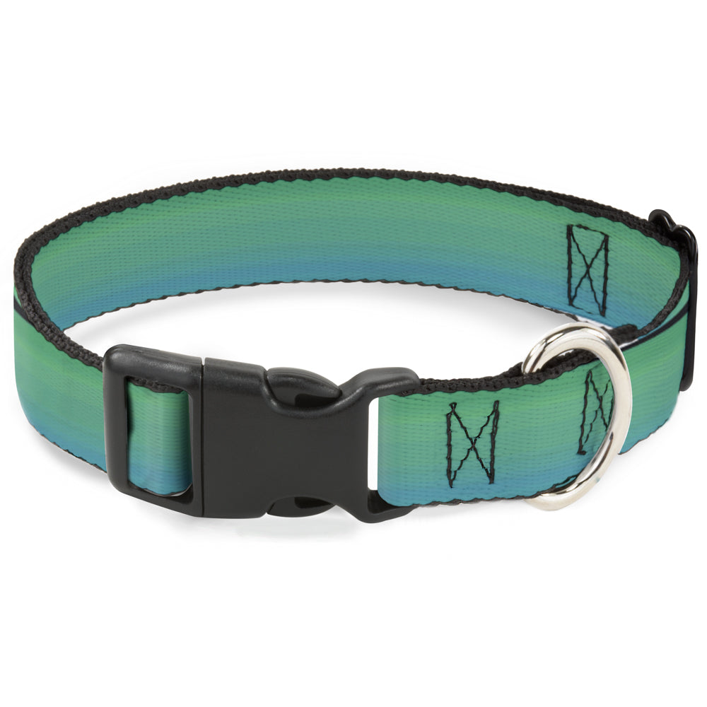 Plastic Clip Collar - Teal Ombre Plastic Clip Collars Buckle-Down