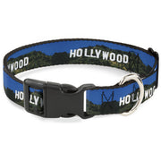 Plastic Clip Collar - Vivid HOLLYWOOD Sign Plastic Clip Collars Buckle-Down