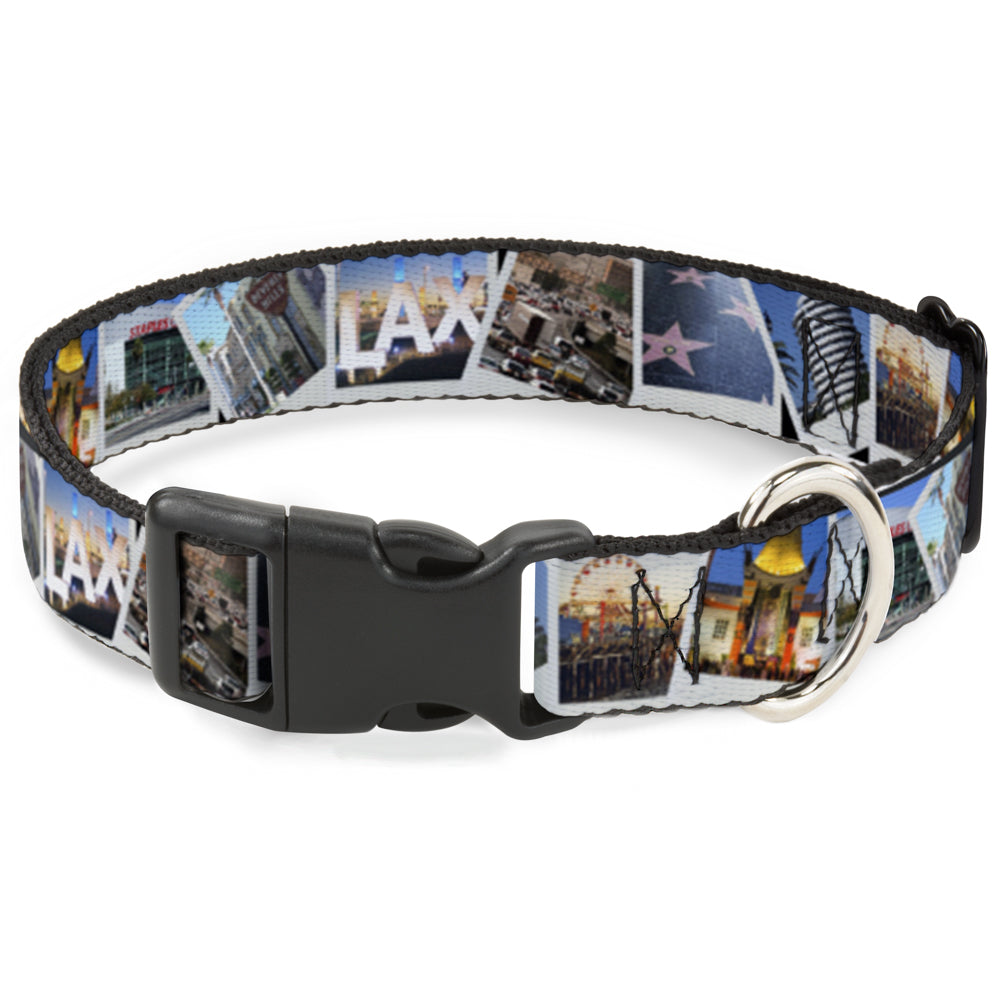 Plastic Clip Collar - Vivid Los Angeles Snapshots Stacked Plastic Clip Collars Buckle-Down