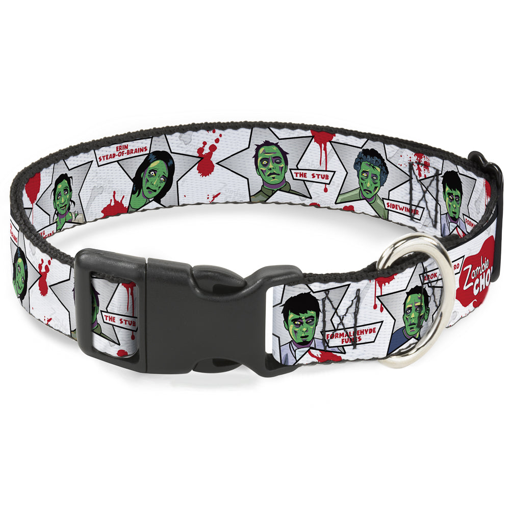 Plastic Clip Collar - Zombie CHOMP! Plastic Clip Collars Buckle-Down